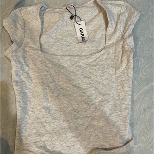 garage grey top XS NWT
